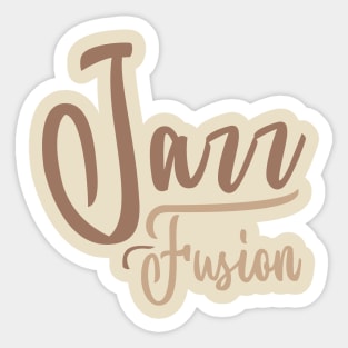 Jazz fusion Sticker